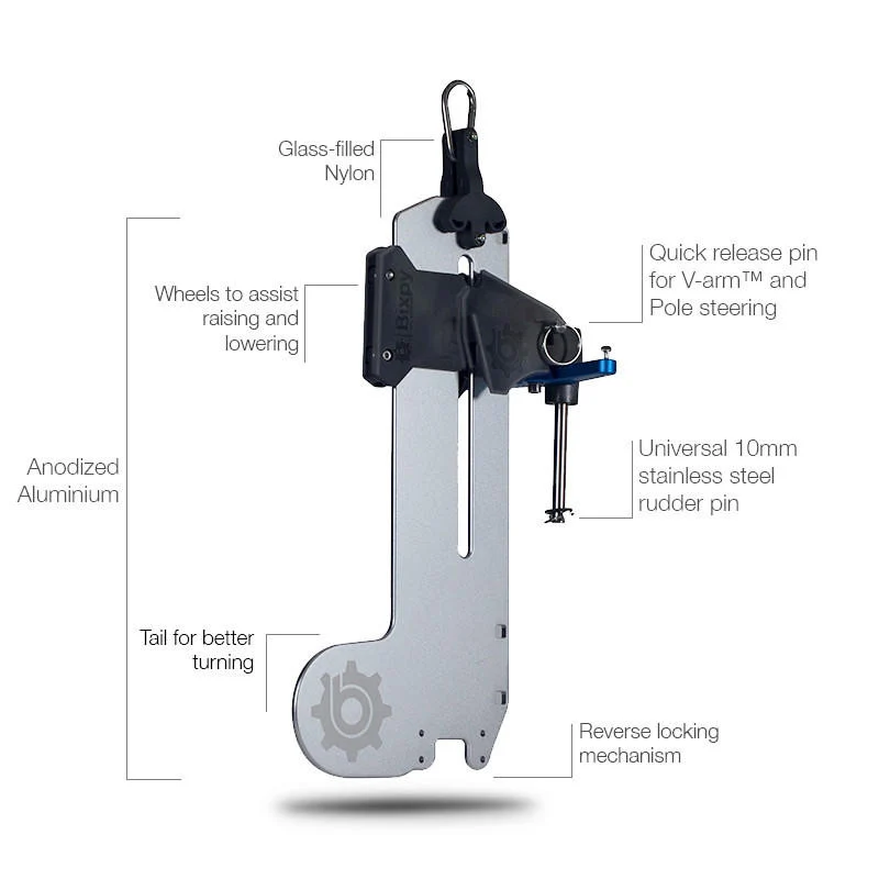 Universal Versa Rudder Bundle with Locking Pin - Image 6