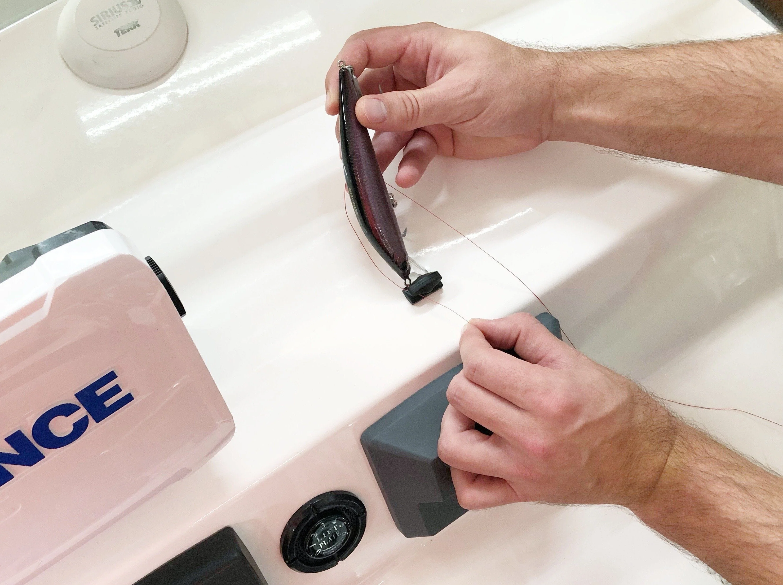 Line Cutterz Ceramic Blade Peel & Stick Flat Mount - Glow-in-the-Dark - Image 5