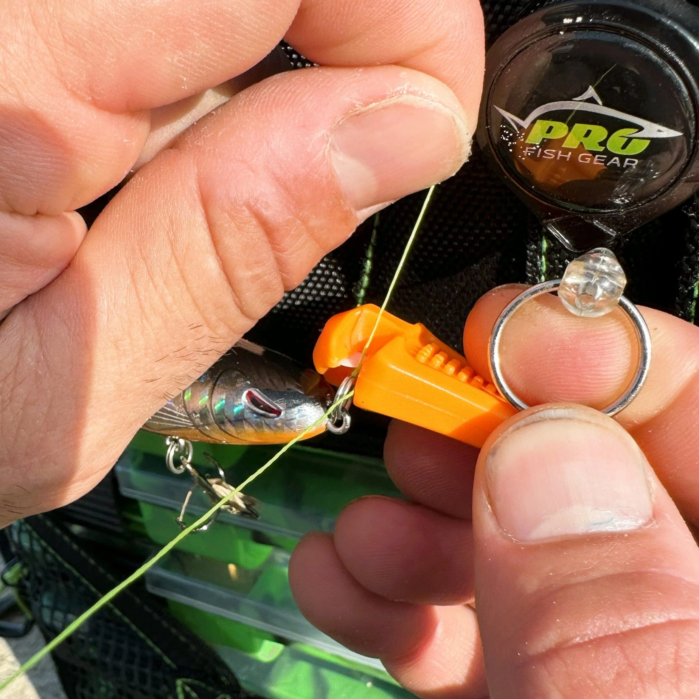 Line Cutterz Ceramic Blade Zipper Pull - Blaze Orange - Image 4