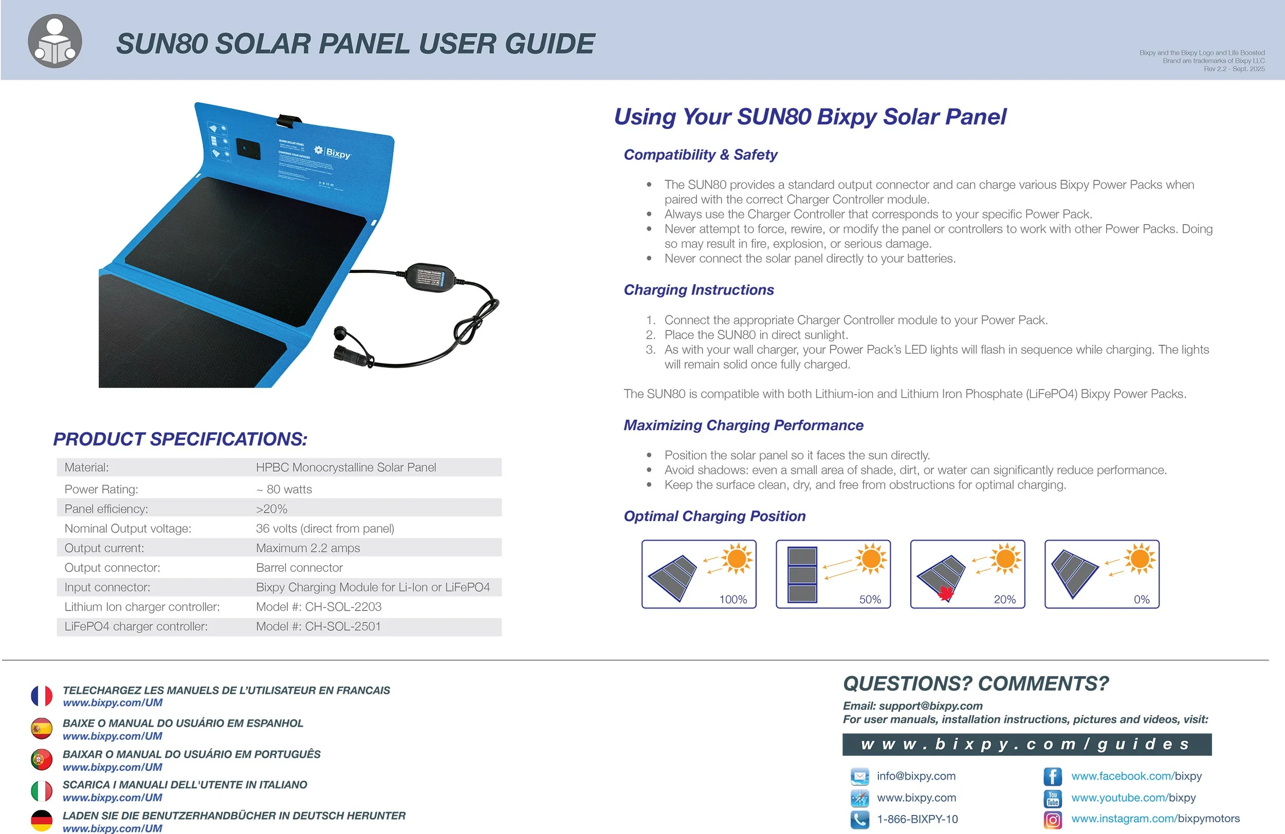 SUN80 Waterproof Solar Panel V2 - Image 9